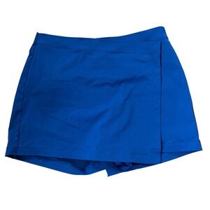 Traj3ctory Women Blue Active Skort Wrap Front Size XL NWT Sporty Athletic Casual